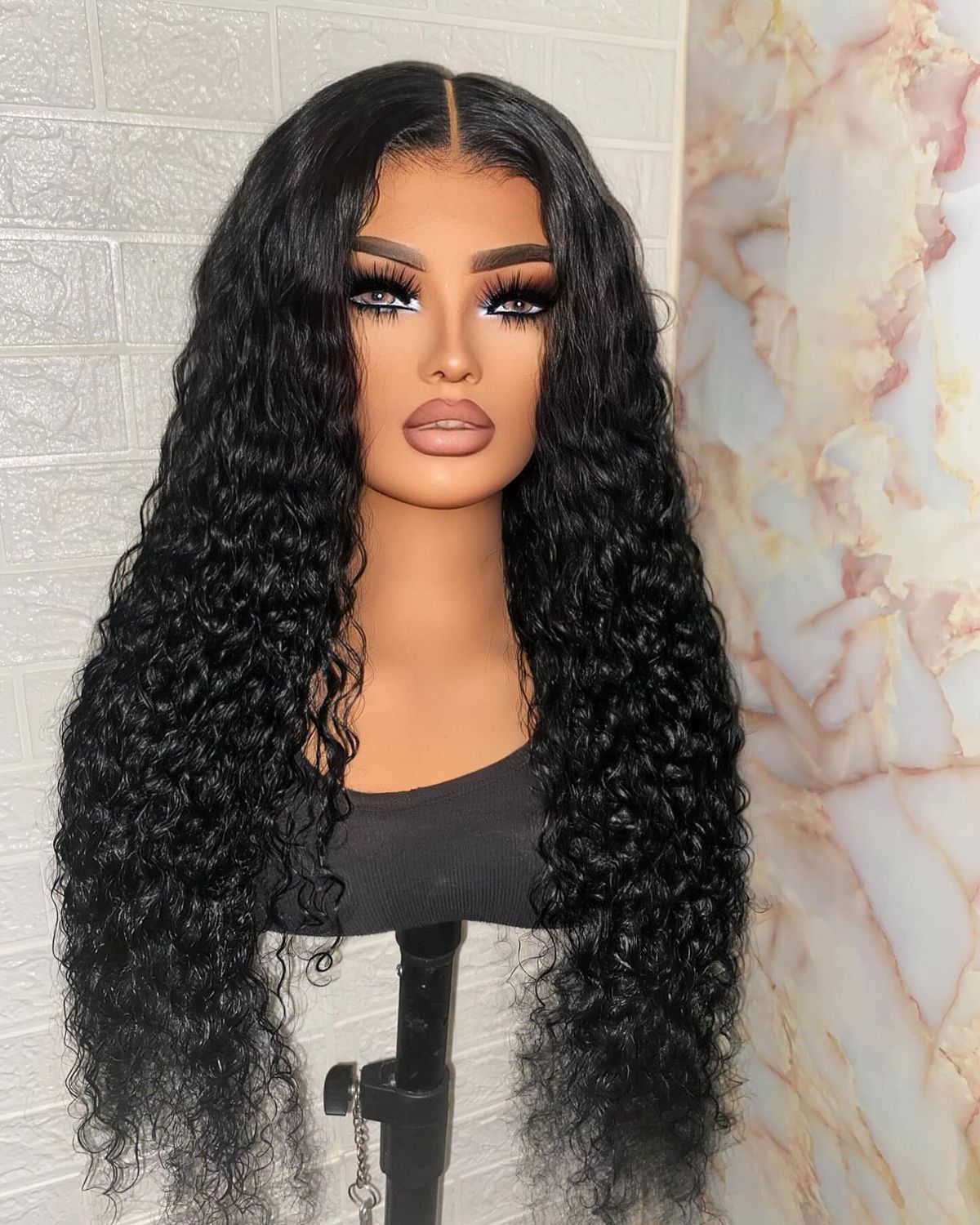 Hot Combo | 13x4 Full Frontal Glueless Water Wave Wig＋5x5 Glueless Straight Bob Wig