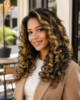 EMMA  Highlight 13x4 Lace Frontal Wig Pre-Cut Lace  Virgin Human Hair