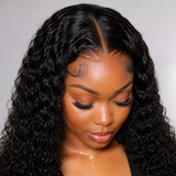 Emma Wet and Wavy 13x4 Lace Frontal Wig Water Wave Glueless 5x5 Wig Virgin Human Hair