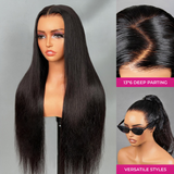 Emma 13x6 Lace Frontal Glueless Wig Pre Plucked Silky Straight Human Hair