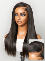 EMMA Glueless Comfort Wig 200% Density Straight with 13x4 Closure Lace Wig Pre Plucked Glueless 5x5 Wig Virgin Human Hair