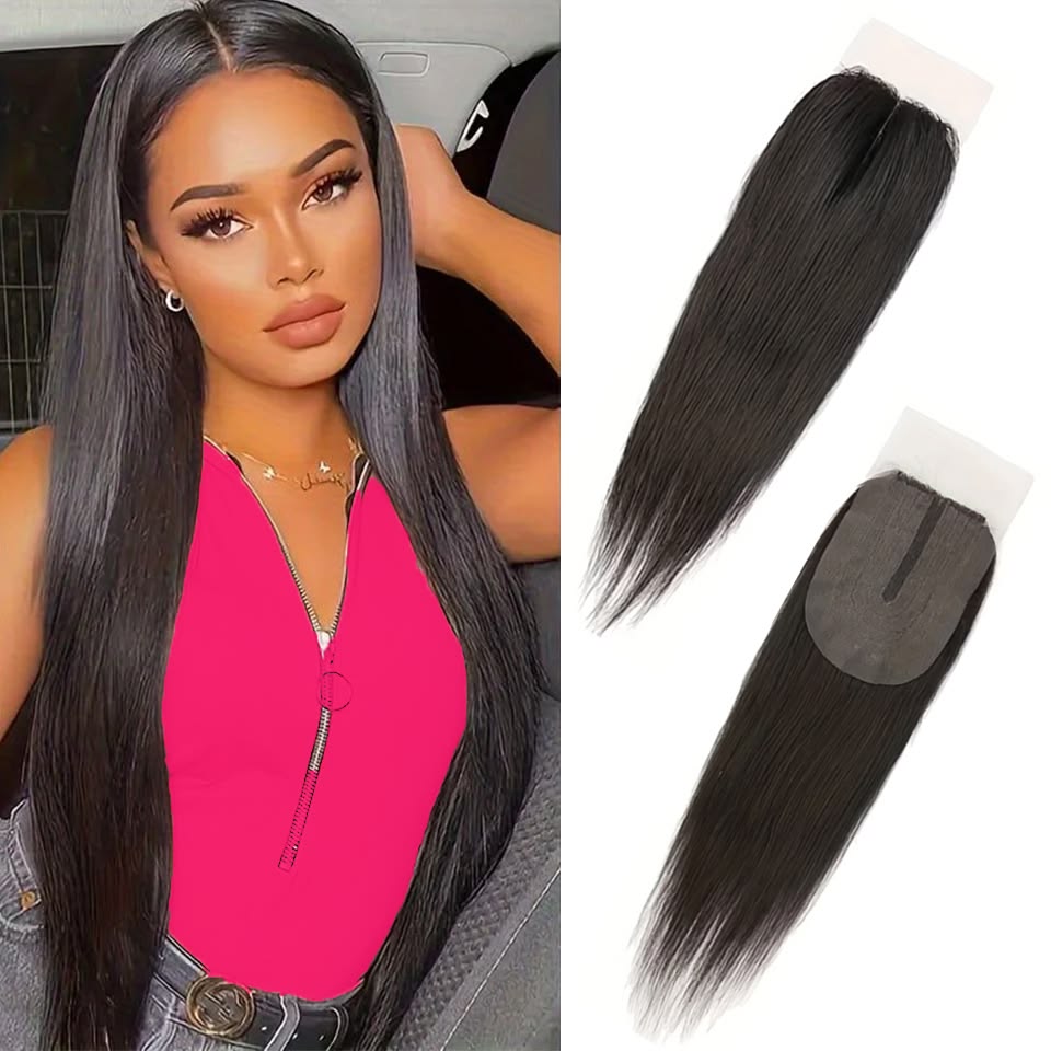 Emma 4x4 Lace Closure Silky Striaght Virgin Human Hair