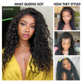 Hot Combo | Emma Glueless 13x4 Full Frontal Bob Wig+ Water Wave Human Hair
