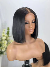 Hot Combo | 13x4 Lace Closure Brown Color Water Wave Wig+ 13x4 Full Frontal Straight Bob Wig