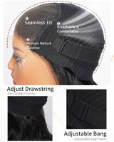 Emma Glueless 5x5 Jerry Curly Lace Closure Wig 100% Human Hair