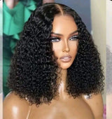 Hot Combo | 13x4 Full Frontal Glueless Jerry Curly Wig + 13x4 Full Frontal Brown Color Straight Bob Wig