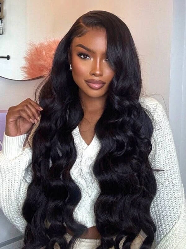 Emma 8x5 & 6x4 Glueless Body Wave Wig - Natural Lace Closure, 100% Human Hair