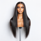 Emma Glueless Straight 13x4 Lace Frontal Wig Pre Plucked Glueless 5x5 Wig Virgin Human Hair