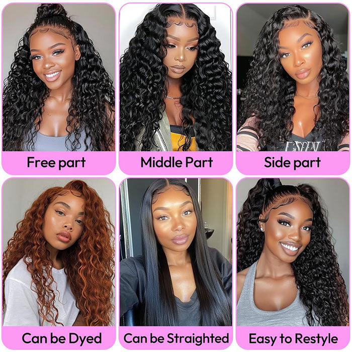 Emma 12A Deep Wave Virgin Human Hair Weave Bundles