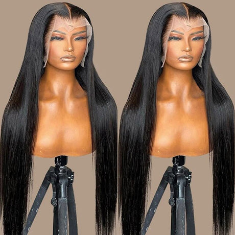 Emma 13x6 Lace Frontal Wig Pre Plucked Silky Straight Virgin Human Hair