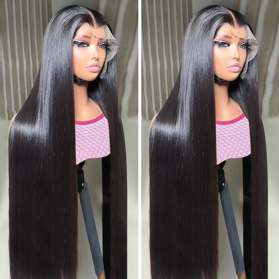 Emma 13x6 Lace Frontal Wig Pre Plucked Silky Straight Virgin Human Hair
