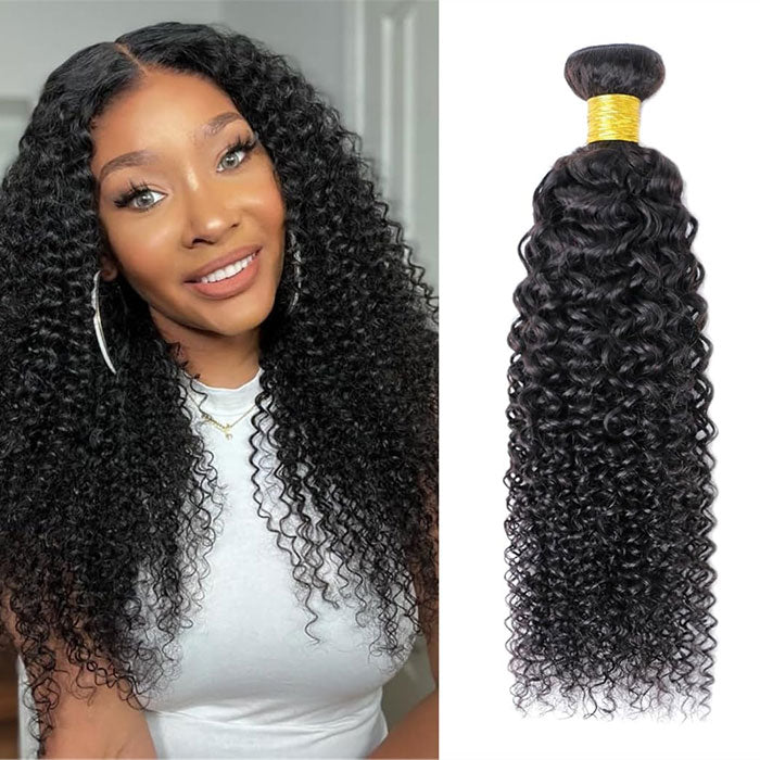 Emma 1 Bundle Virgin Human Hair Kinky Curly Weave Extensions