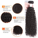 Emma 1 Bundle Virgin Human Hair Kinky Curly Weave Extensions