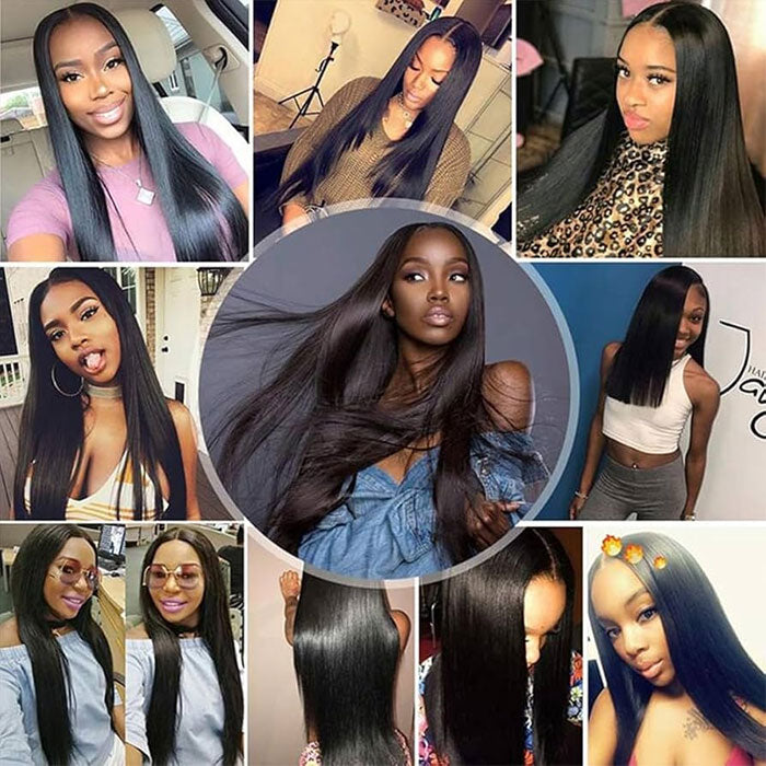 Emma 3 Bundles Deals 11A Virgin Human Hair Straight Weave Bundles