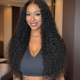 Emma 4x4 Transparent Lace Closure Wig Jerry Curly Virgin Human Hair