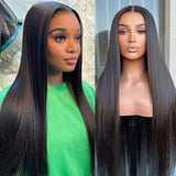 Emma 4x4 Transparent Lace Closure Wig Striaght Virgin Human Hair