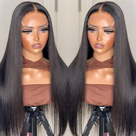 Emma 5x5 Lace Closure Wig Pre Plucked Silky Straight Virgin Human Hair