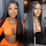 Emma 5x5 Lace Closure Wig Pre Plucked Silky Straight Virgin Human Hair