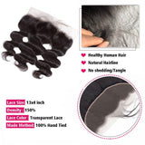Emma Body Wave 13x4 Lace Frontal Pre Plucke Virgin Human Hair