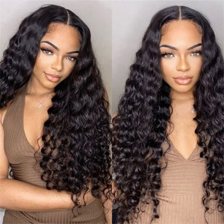 Emma Deep Wave 360 Lace Frontal Wig Virgin Human Hair