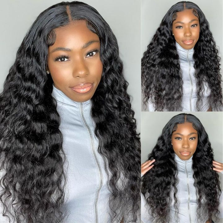 Emma Deep Wave 360 Lace Frontal Wig Virgin Human Hair