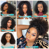 Emma Double Drawn Curly 13x4 Full Frontal Wig Human Hair SDD Curly Wig Pre Plucked