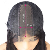 Emma Glueless 2x6 Lace Closure Wig Silky Straight 100% Human Hair