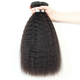 Emma Kinky Straight Virgin Human Hair Two Bundles Weave Deals