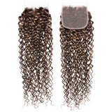 Emma Ombre Highlight 4x4 Lace Closure Jerry Curly Human Hair