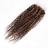 Emma Ombre Highlight 4x4 Lace Closure Jerry Curly Human Hair