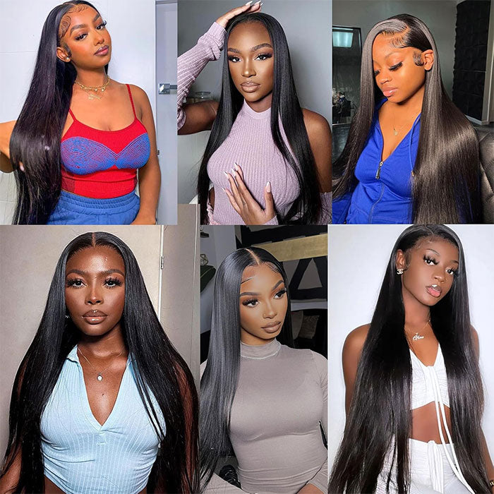 Emma 12A Straight Virgin Human Hair Extensions 4 Bundles Deals
