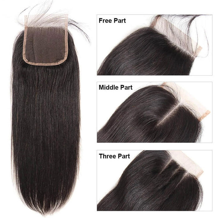Emma Straight 4x4 Lace Closure Virgin Human Hair