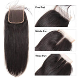 Emma Straight 4x4 Lace Closure Virgin Human Hair