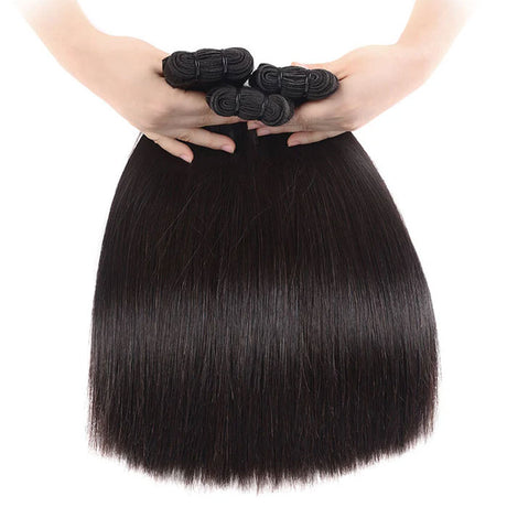 Emma Super Double Drawn Bone Straight Raw Virgin Human Hair Bundles