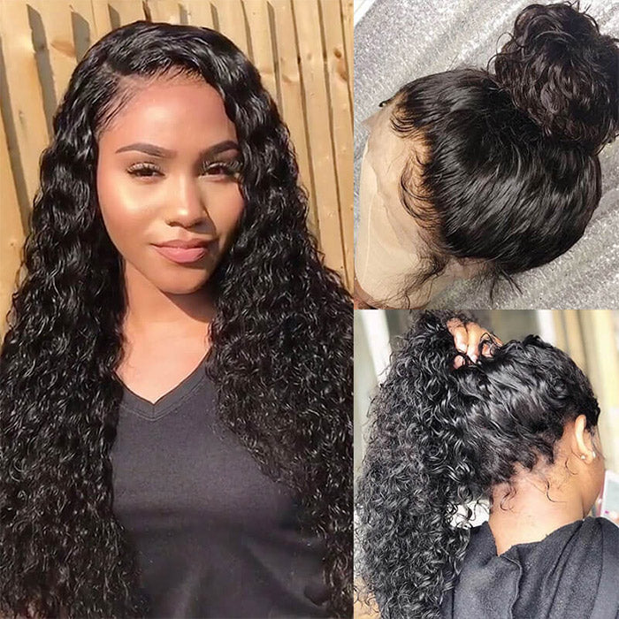 Emma Water Wave 360 Lace Frontal Wig Wet and Wavy Virgin Human Hair Flash Sale