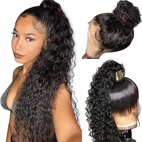 Emma Water Wave 360 Lace Frontal Wig Wet and Wavy Virgin Human Hair Flash Sale