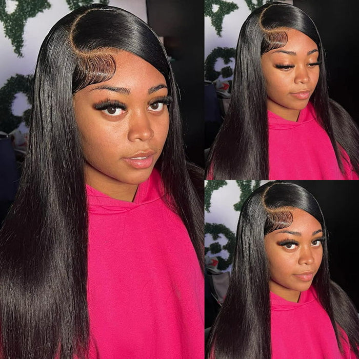 Emma 5x5 Lace Closure Wig Pre Plucked Silky Straight Virgin Human Hair