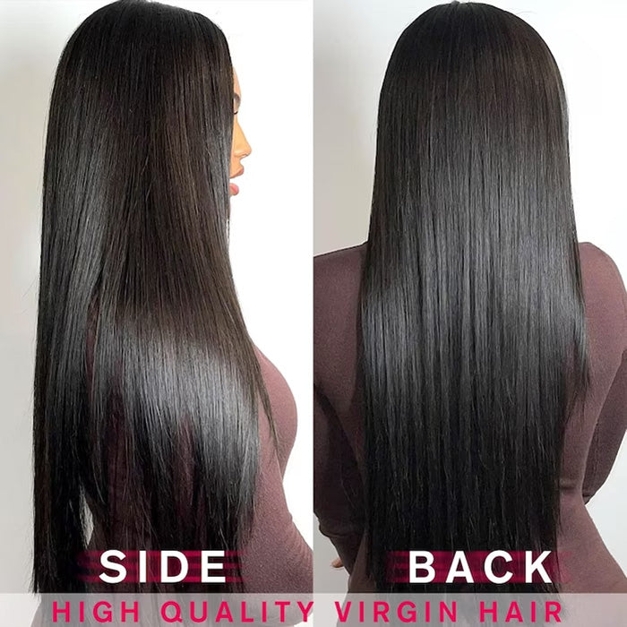 Emma 5x5 Lace Closure Wig Pre Plucked Silky Straight Virgin Human Hair