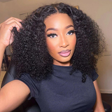 Emma Double Drawn Curly 13x4 Full Frontal Wig Human Hair SDD Curly Wig Pre Plucked