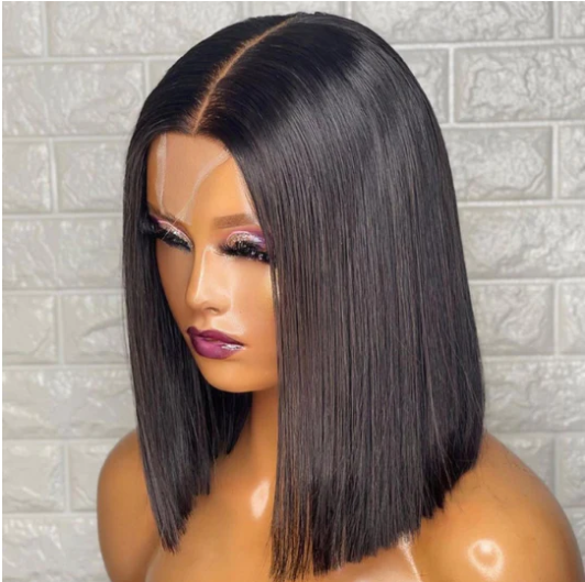 Emma Glueless 2x6 Lace Closure Wig Silky Straight 100% Human Hair