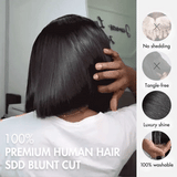 Emma New! 13X4 250% Density Supper Double Drawn Bob Wig Pre Plucked Flash Sale