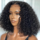 Emma SDD Jerry Curly 13x4 Lace Frontal Wig Human Hair Flash Sale
