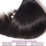 Emma 3 Bundles with 13x4 Lace Frontal Silky Straight Virgin Human Hair