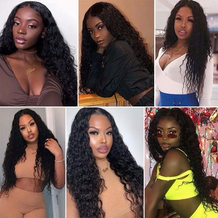 Emma Water Wave Virgin Human Hair Weave 1 Bundle Deal