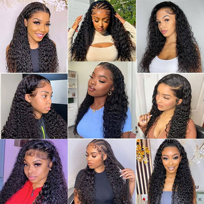 Emma Wet and Wavy 4 Bundles Deals Water Wave Virgin Human Hair Weave