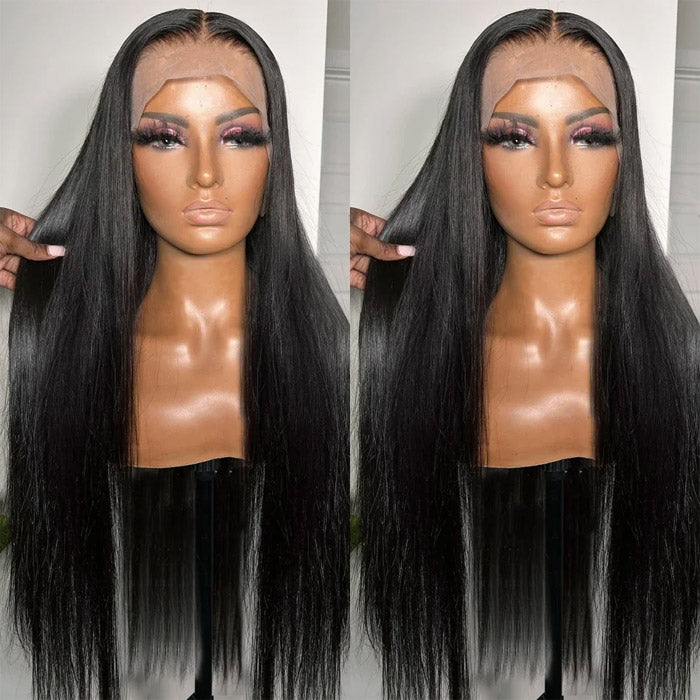 Emmal Straight 13x4 Lace Frontal Wig Pre Plucked Virgin Human Hair