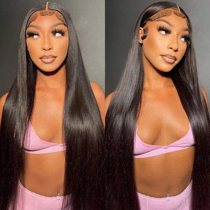 Emmal Straight 13x4 Lace Frontal Wig Pre Plucked Virgin Human Hair