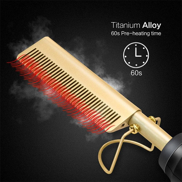 SA Only | Emma Electric Hot Comb Hair Straightener Comb