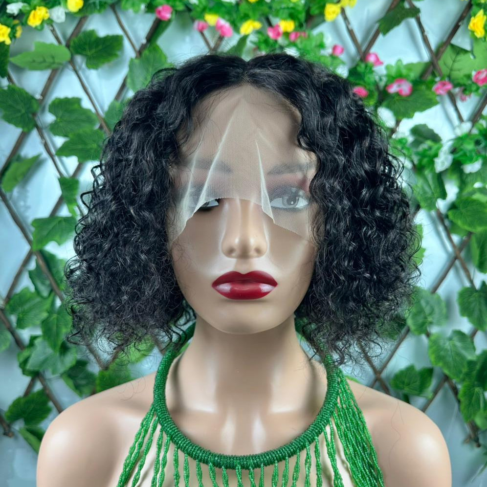 Emma Clearance 13x1 Lace Part Wig Jerry Curly Human Hair