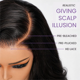 EMMA Glueless Comfort Wig 200% Density Straight with 13x4 Closure Lace Wig Pre Plucked Glueless 5x5 Wig Virgin Human Hair